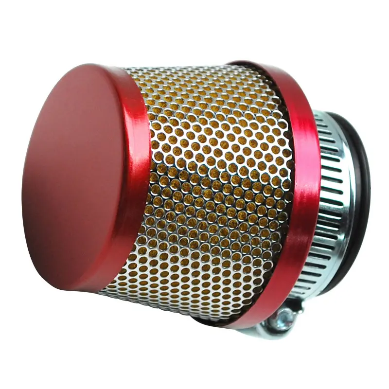 Filtre à air Replay conique rouge fixation droite diam 35-28