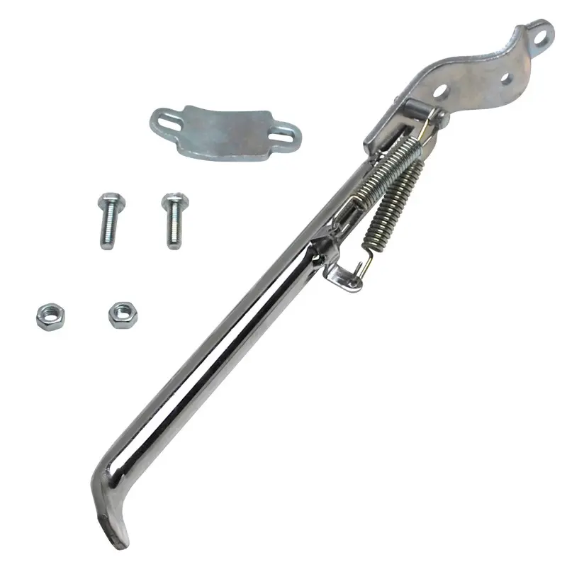 Béquille latérale adaptable Peugeot 103 SP MVL lisse chromée 255 mm Sélection P2R