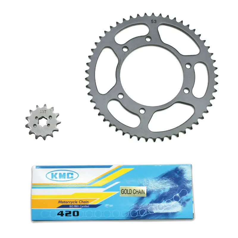 Kettensatz passend für Derbi 50 Senda 2000-2001 420 13x53 Bohrung 105 mm P2R