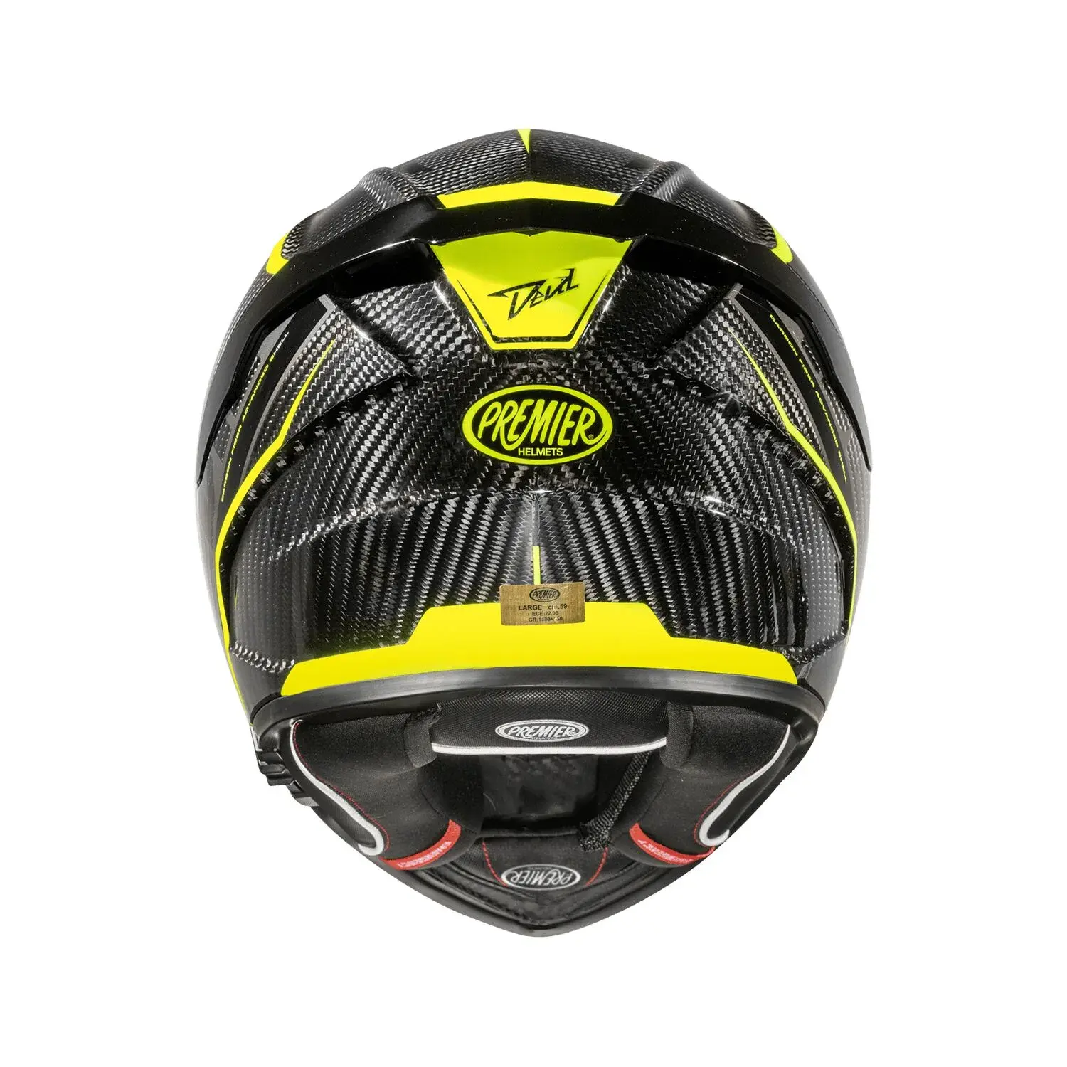 Helm Devil Carb Style XL von Premier Helmets - Größe XL — Ansicht 3