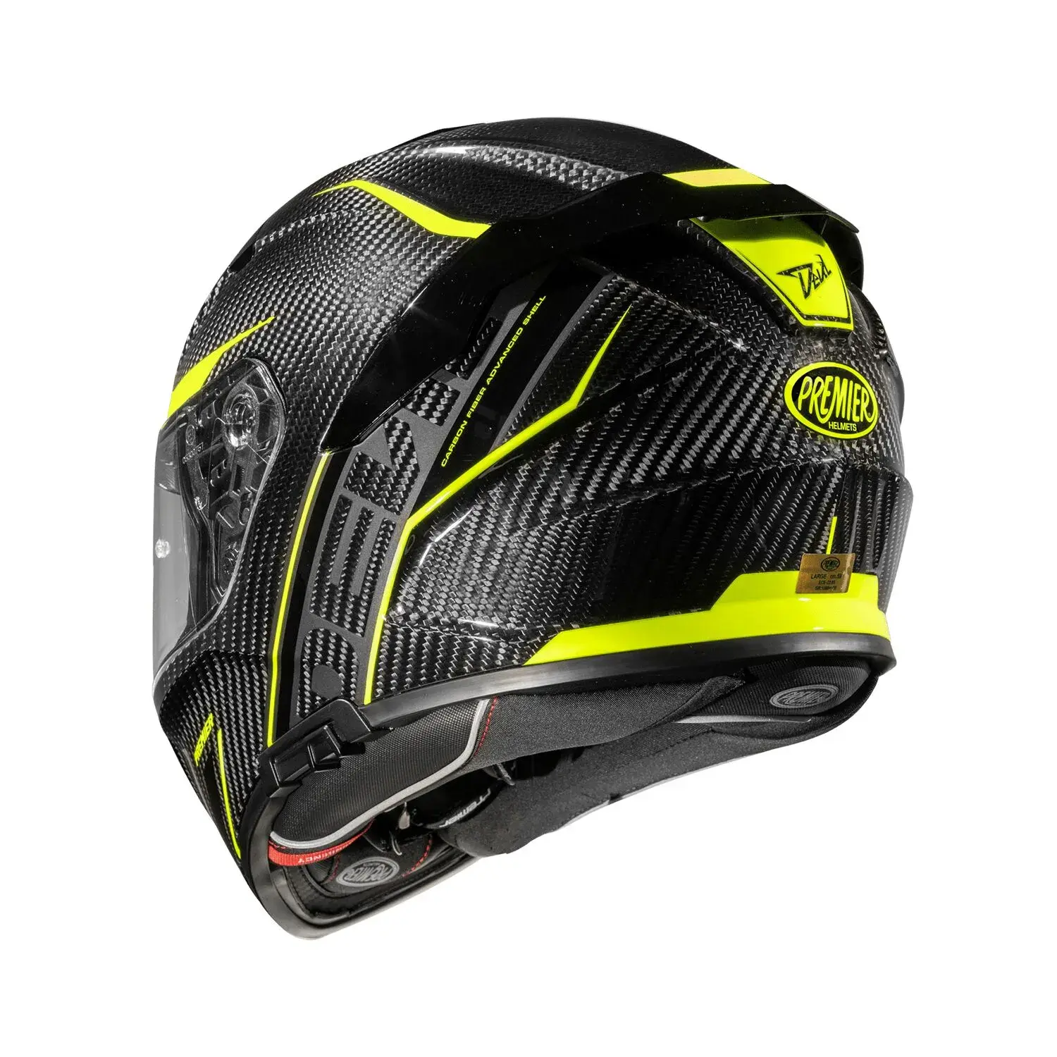 Helm Devil Carb Style XL von Premier Helmets - Größe XL — Ansicht 4