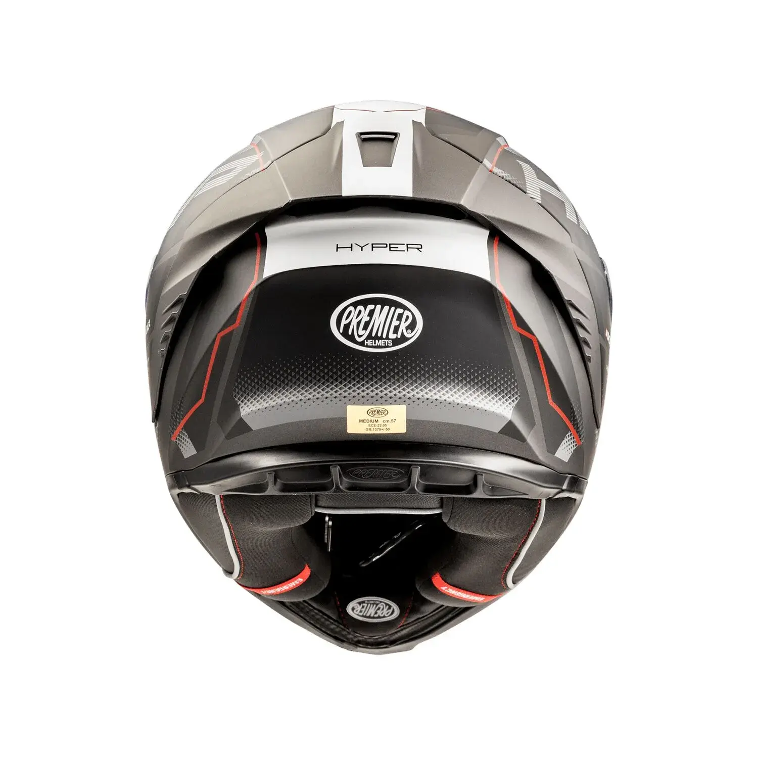 Helm Premier Helmets Hyper HP 92BM SM, ein Integralhelm für Erwachsene — Ansicht 2