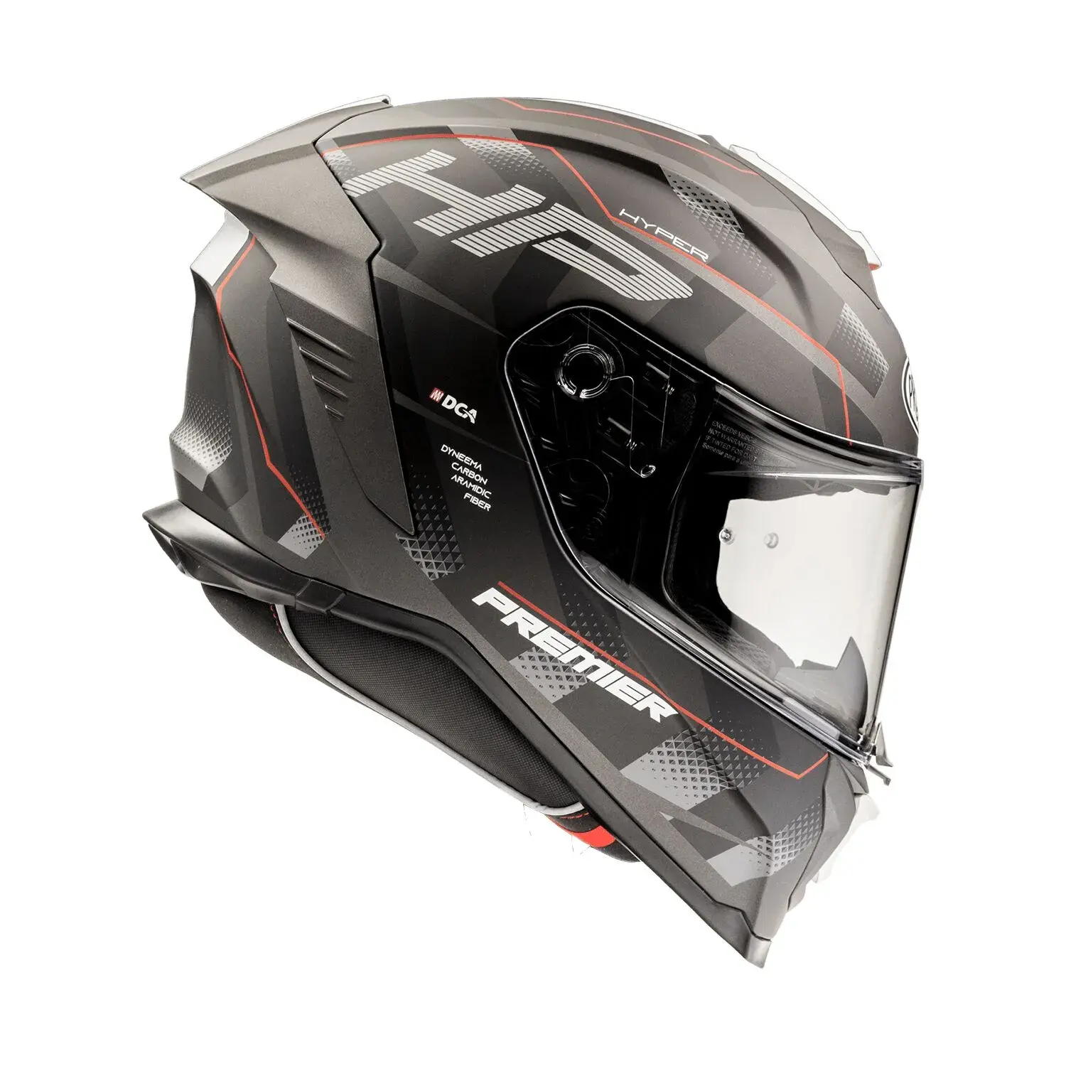 Helm Premier Helmets Hyper HP 92BM SM, ein Integralhelm für Erwachsene — Ansicht 3