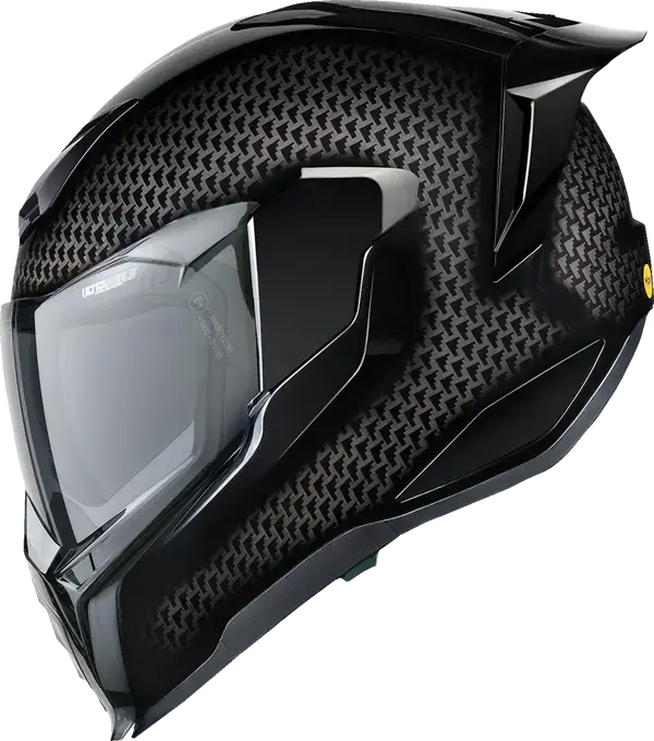 Helm ICON Ultraflite Carbon Schwarz — Ansicht 2