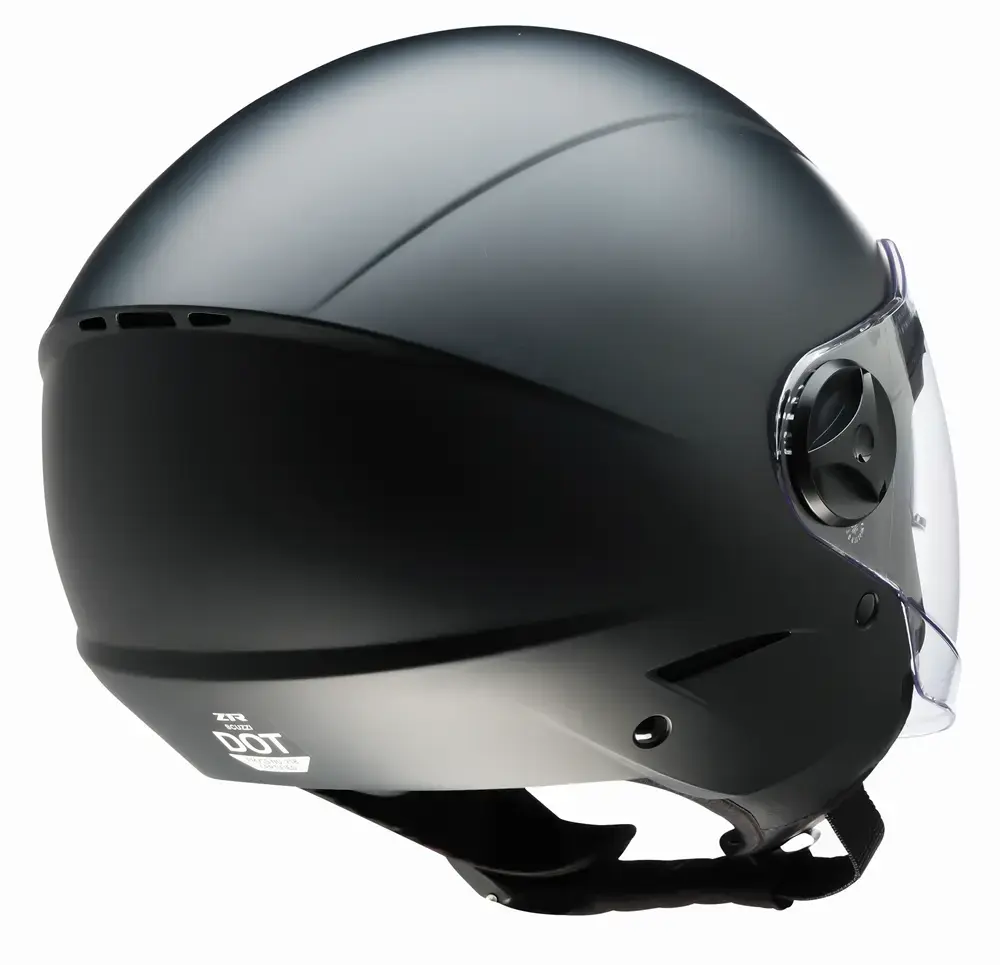 Z1R Scuzzi Flat Black Large Helmet — view 2