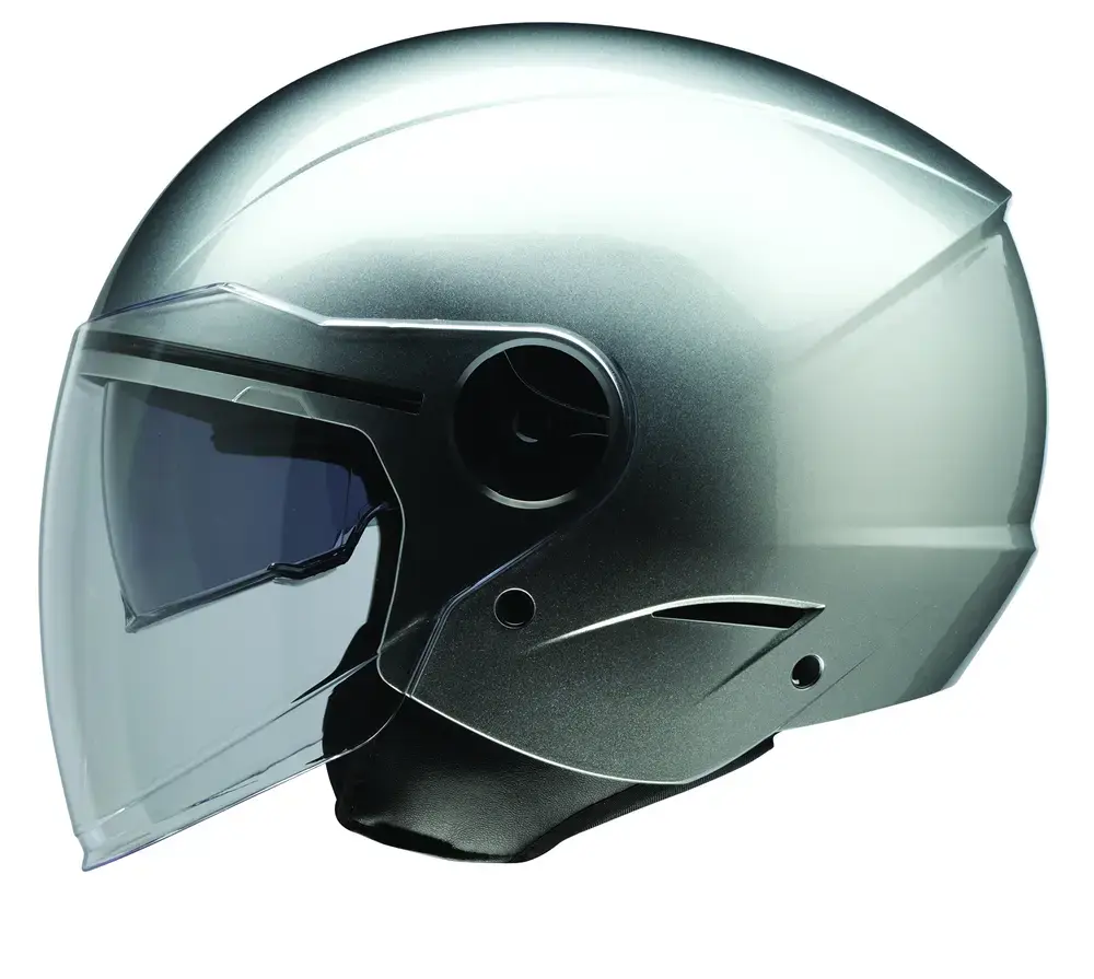 Z1R Scuzzi Silver Helm 2XL - Urbaner Schutz für Motorrad