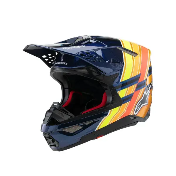 Κράνος Alpinestars S-M10 TLD25 μπλε/πορτοκαλί/κίτρινο XL