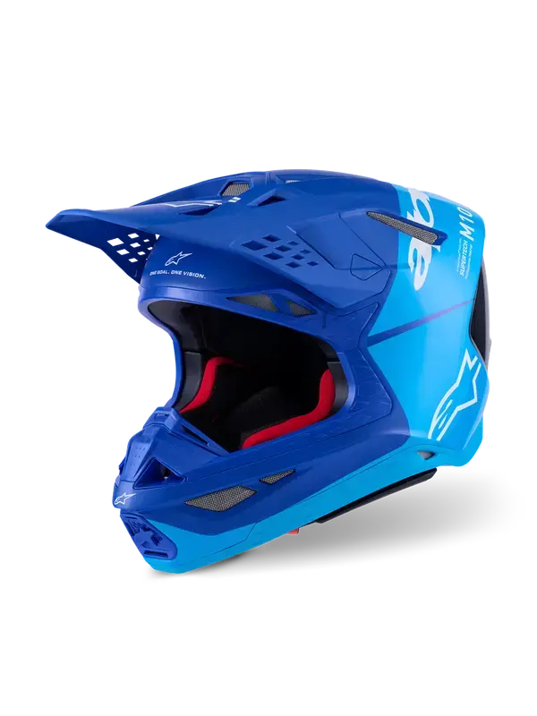 アルピネスターズ フルフェイスヘルメット S-M10 フラッドブルー/ブラック
