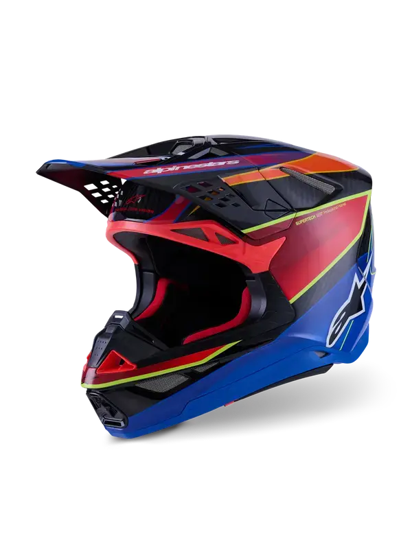 خوذة ALPINESTARS S-M10 Era أزرق/أحمر/أصفر
