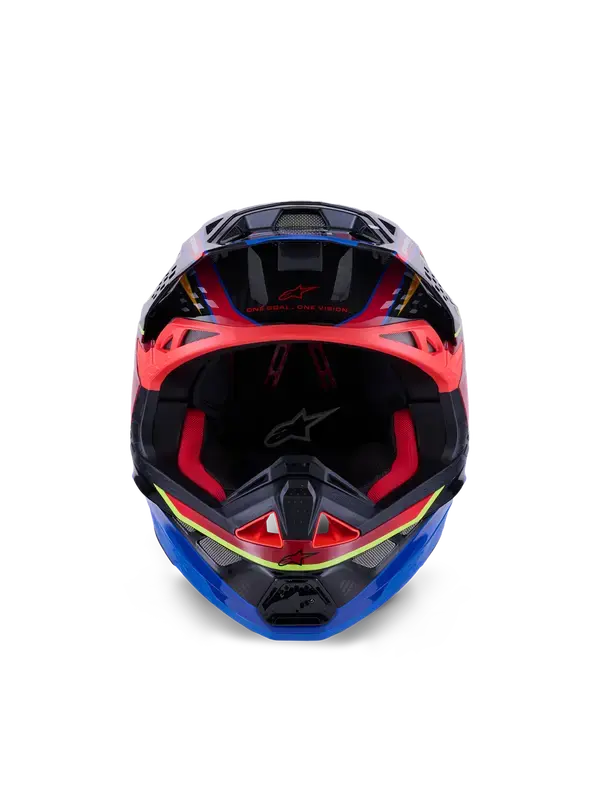 Helm ALPINESTARS S-M10 Era Blau/Rot/Gelb S — Ansicht 2