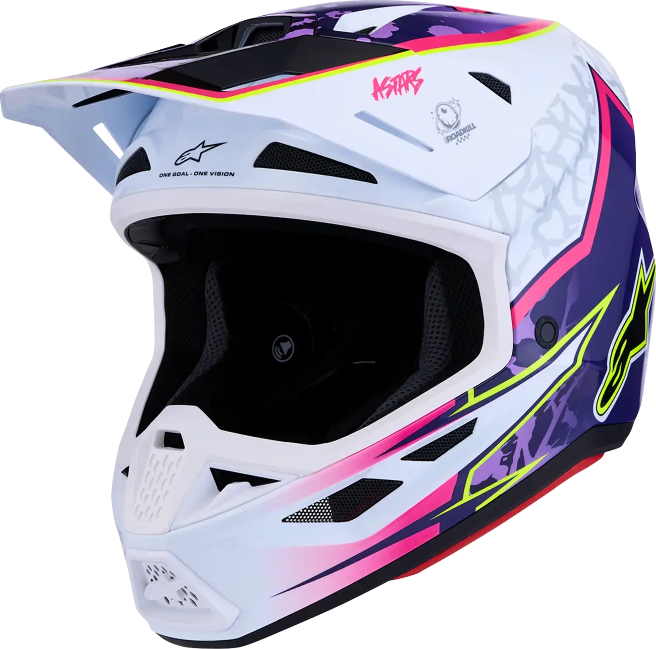 Helm Alpinestars SM7 Blaster Pur/Rosa/Weiß - Motorradschutz