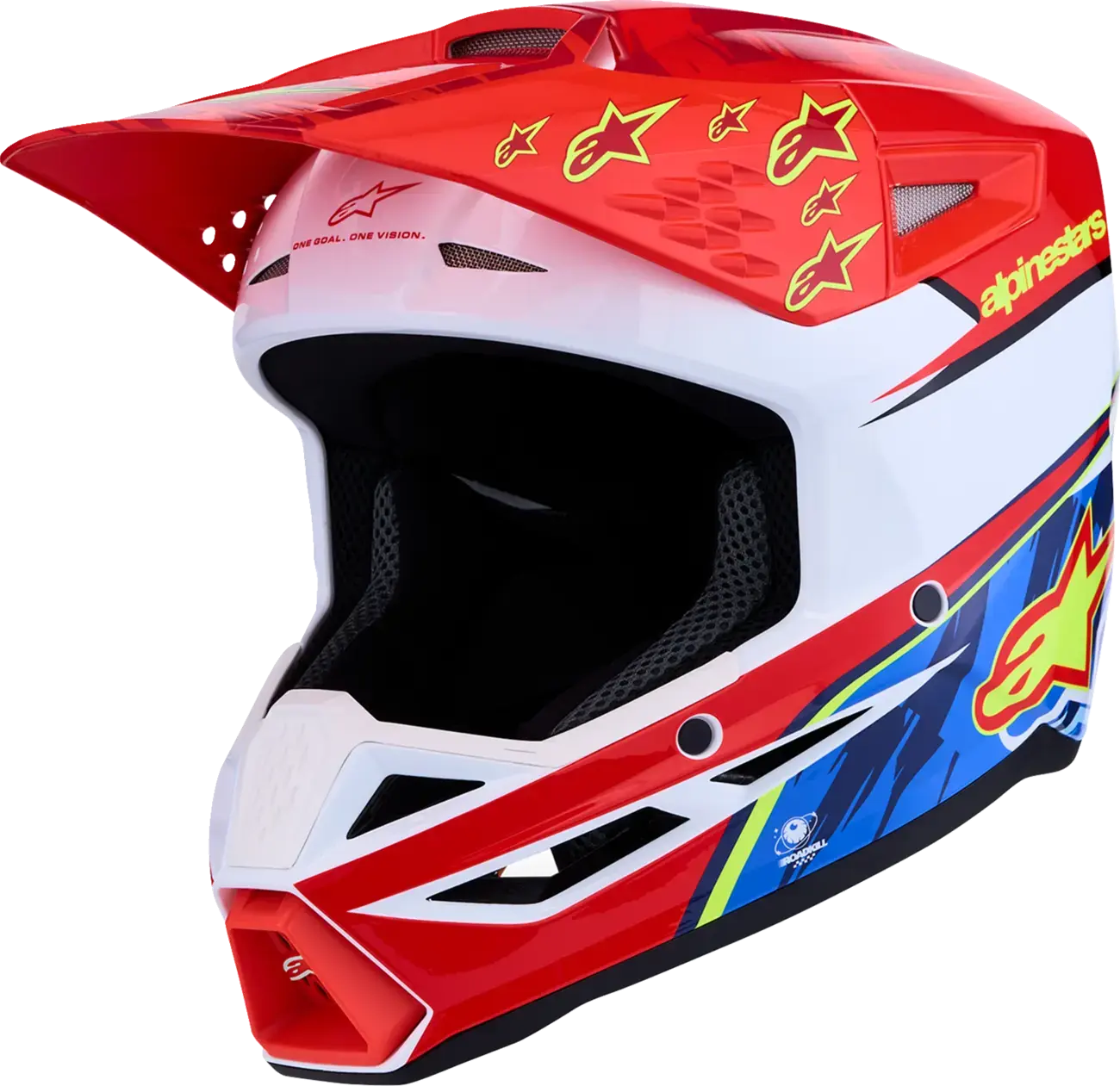 خوذة Alpinestars SM3 Falcon أحمر/أبيض/أزرق