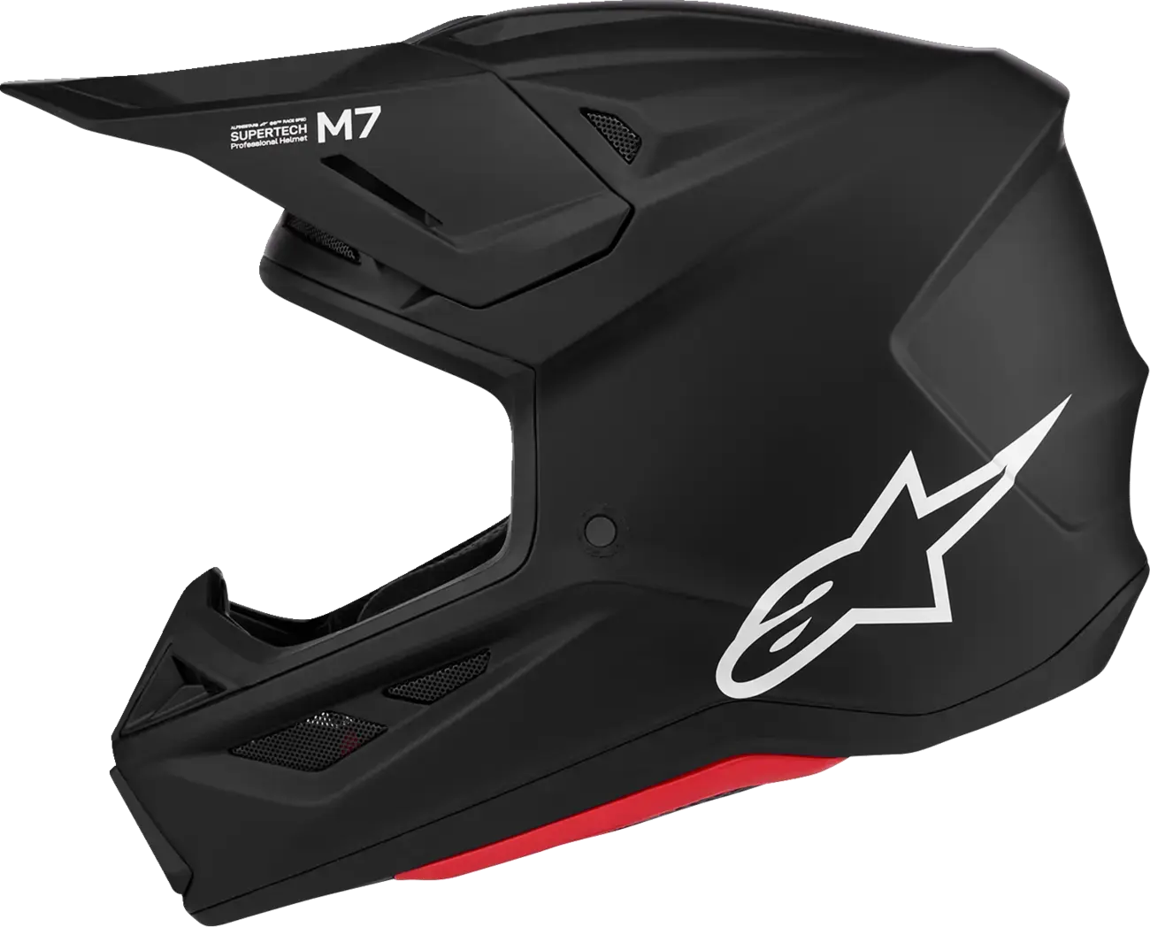 Alpinestars SM7 Blaster Black-Matte motocross hjelm — 4. billede