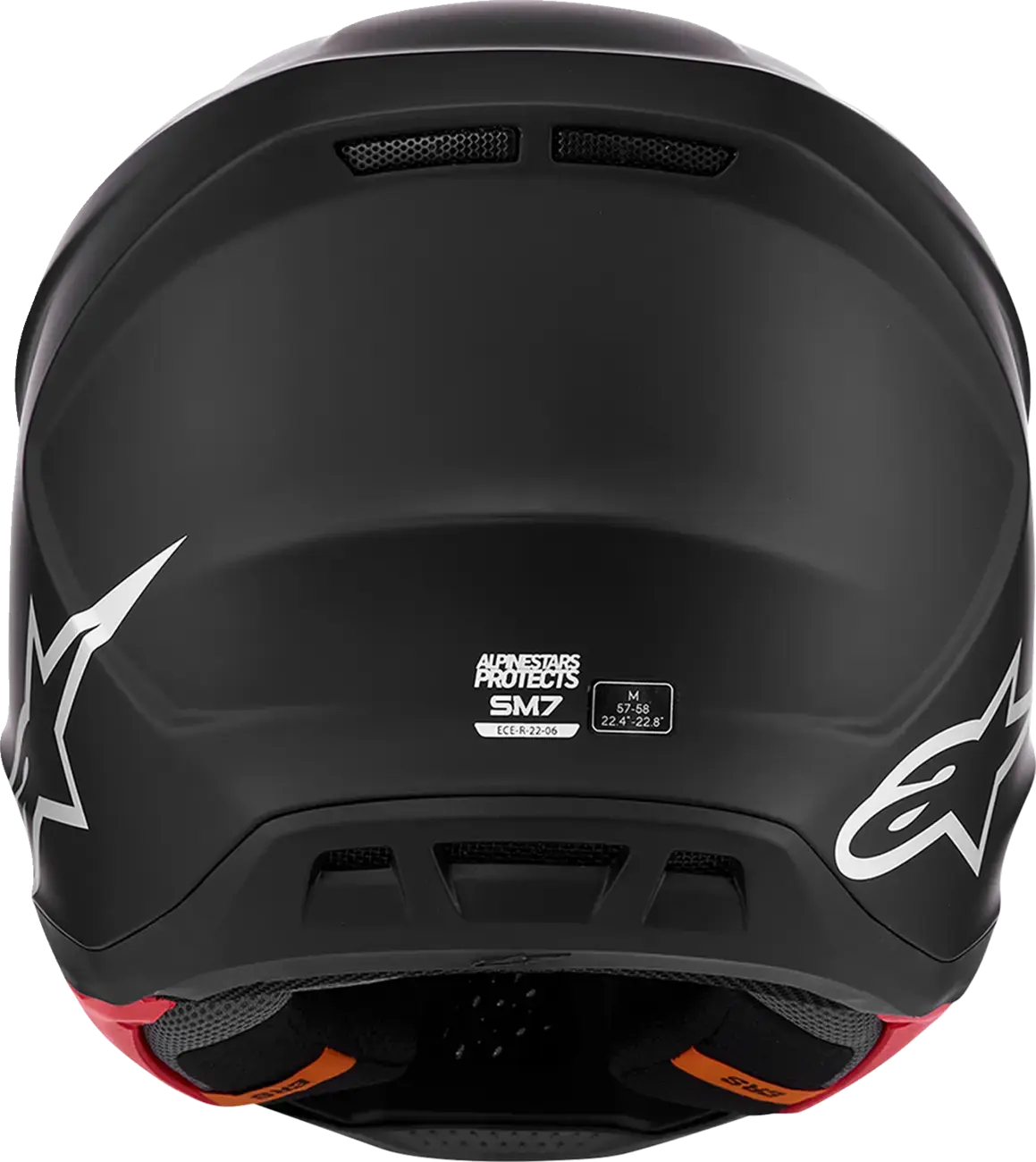 Alpinestars SM7 Blaster Black-Matte motocross hjelm — 6. billede