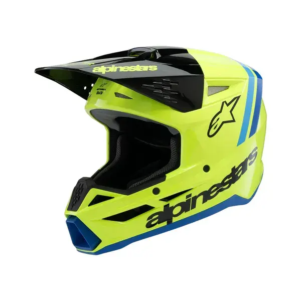 Alpinestars Youth SM3 Radium Yellow/Black/Blue 헬멧
