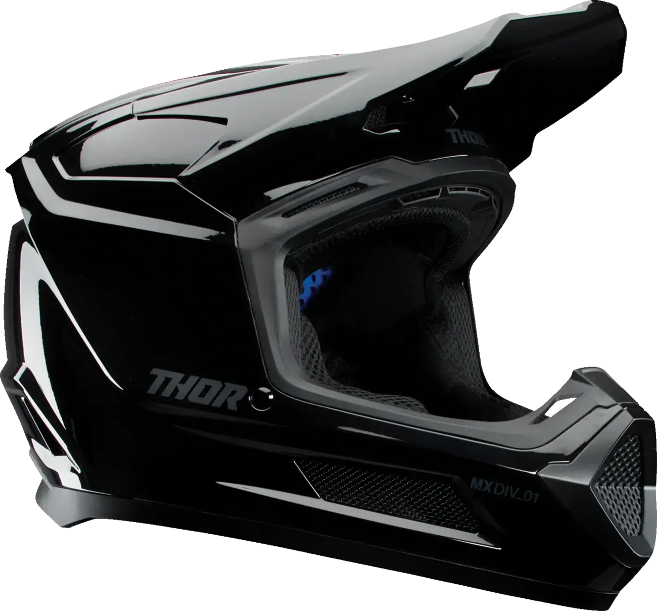 Шлем Thor Fleet Youth Blackout Gloss - Черен