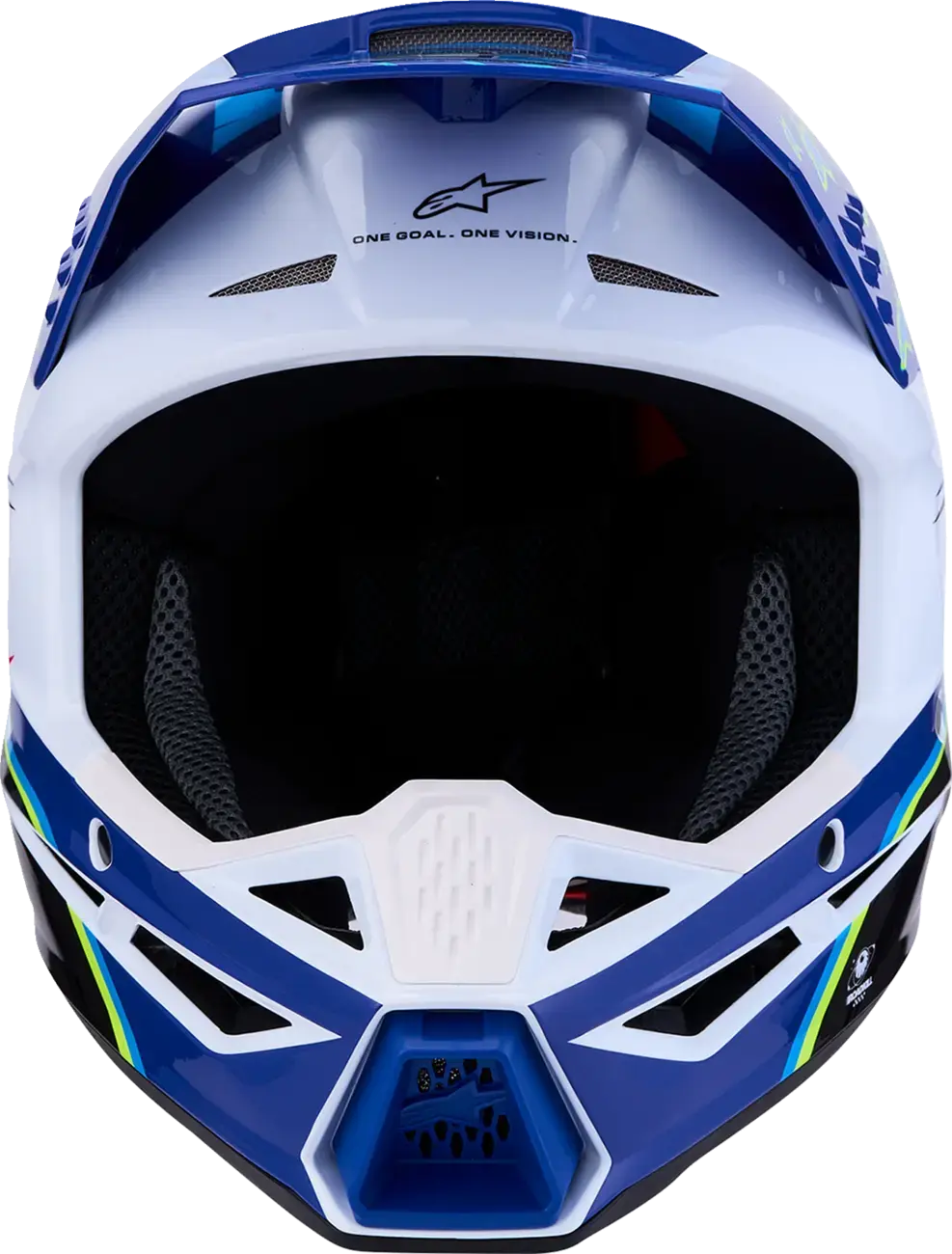アリンスターズ YTH SM3 ファルコン キッズ用 フルフェイスヘルメット ブルー/ブラック/ピンク — 第2ビュー