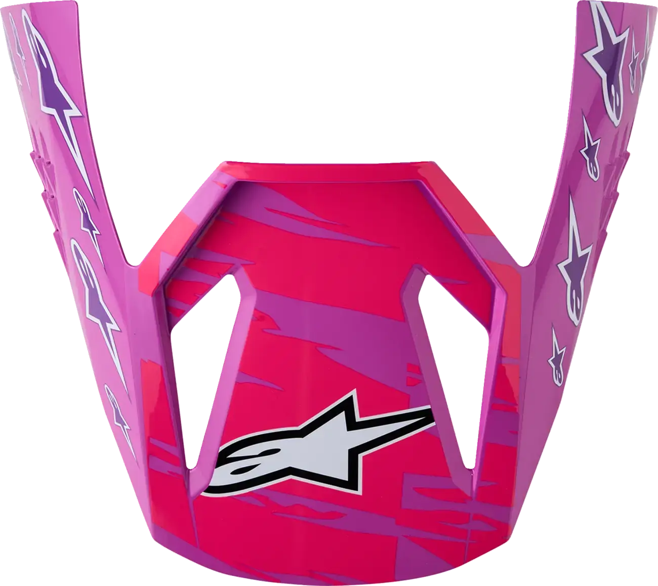 Visier YTH S-M3 Falcon pour casque Alpinestars - Polycarbonate/Blanc/Rose