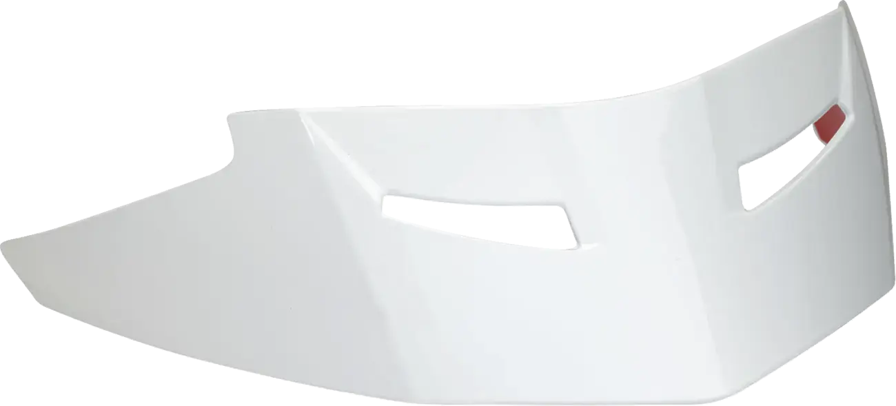 White Heel Spoiler for Z1R Helmet - Motorcycle Parts