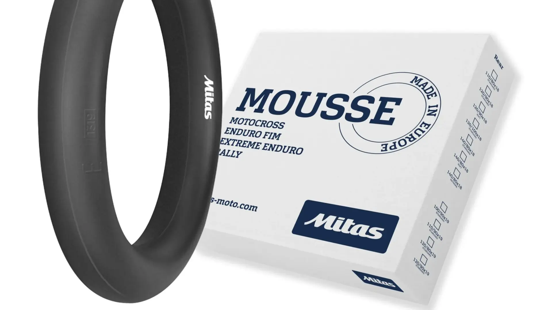 Motorradreifen MITAS MOUSSE LONGLIFE STD 80/100-21