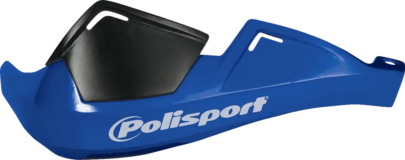 Polisport Evolution 통합형 폐쇄 버전 블루 오토바이 핸드 가드 — 3번째 뷰