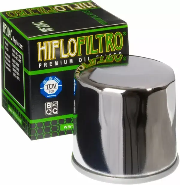 হিফ্লোফিল্ট্রো HF204C অয়েল ফিল্টার অভিযোজিত ইয়ামাহা Tmax 530 / MT-07 700 / হোন্ডা CB 900 হর্নেট / ইন্টেগ্রা 700 / X-ADV 750 / কাওয়াসাকি Z 750 / ট্রায়াম্ফ টাইগার 1050 — 6তম ভিউ