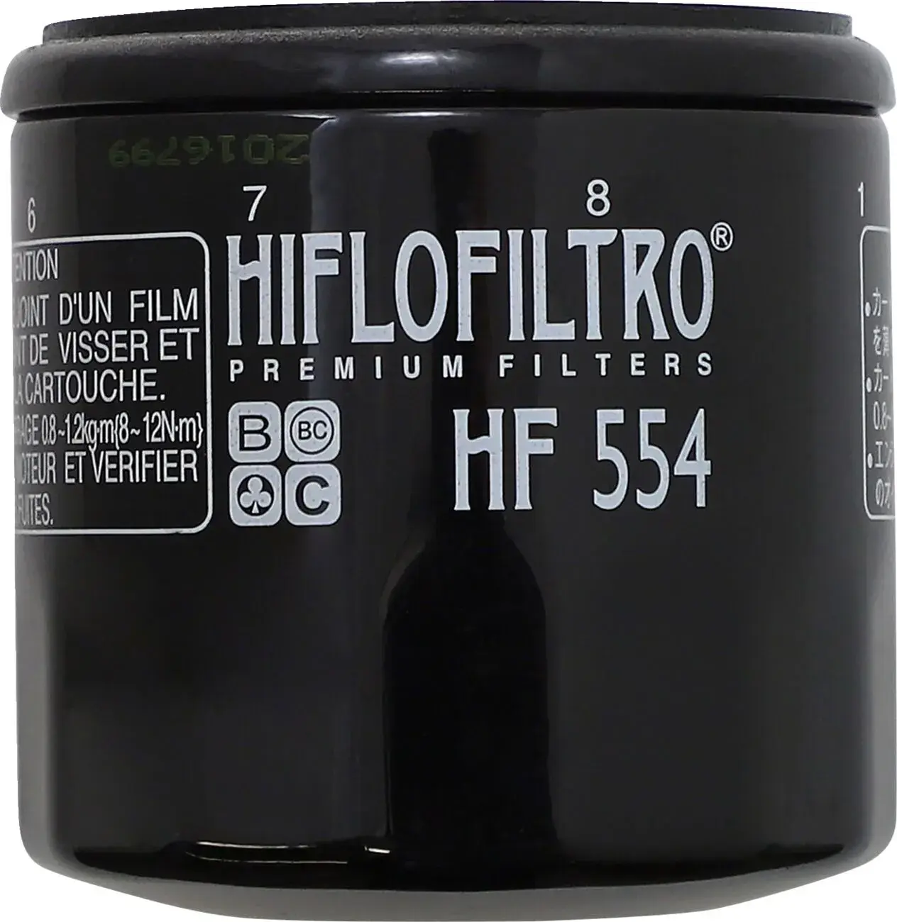 হিফ্লোফিল্ট্রো HF554 তেল ফিল্টার MV আগুস্তা 910 ব্রুটালে R এবং S 2005-2008 — 5তম ভিউ