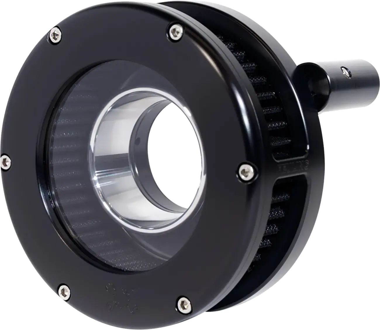 BA Slim Clear Cover Black/Black Luftfilter für Harley 99-17 Twin Cam von Fueling Parts