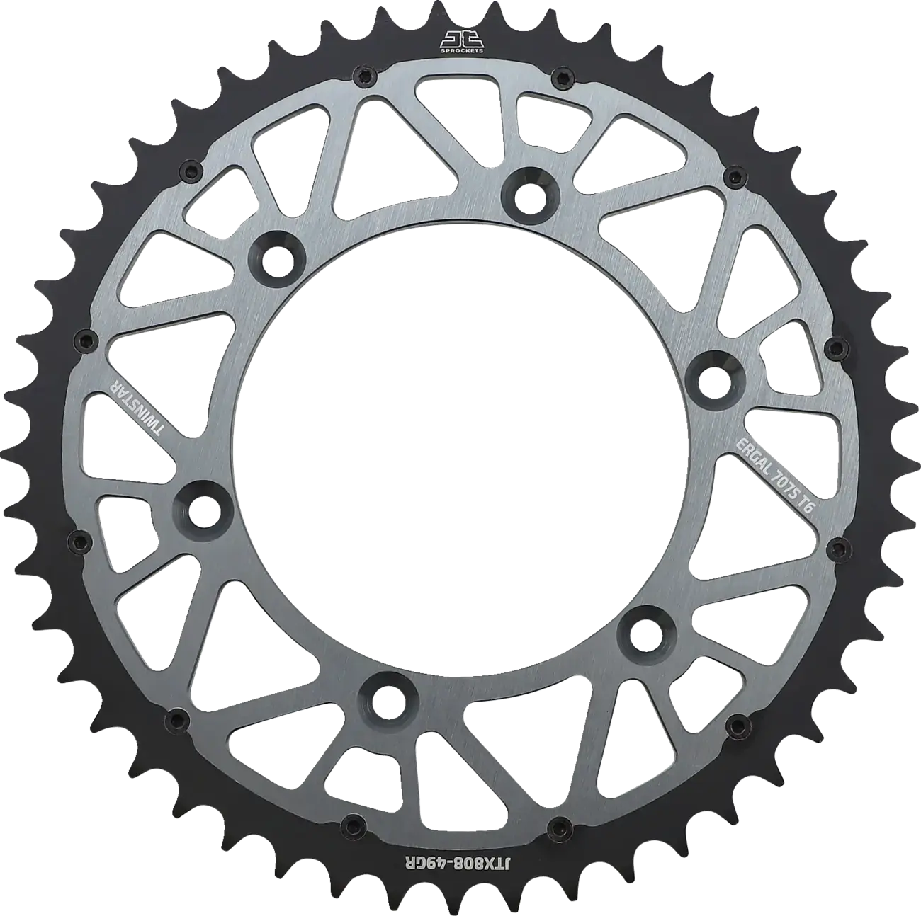 JT Sprockets Twinstar 49 Diş 520 PAS İç Çap 126 Mil Merkezi 146 Dişli — 2. görünüm