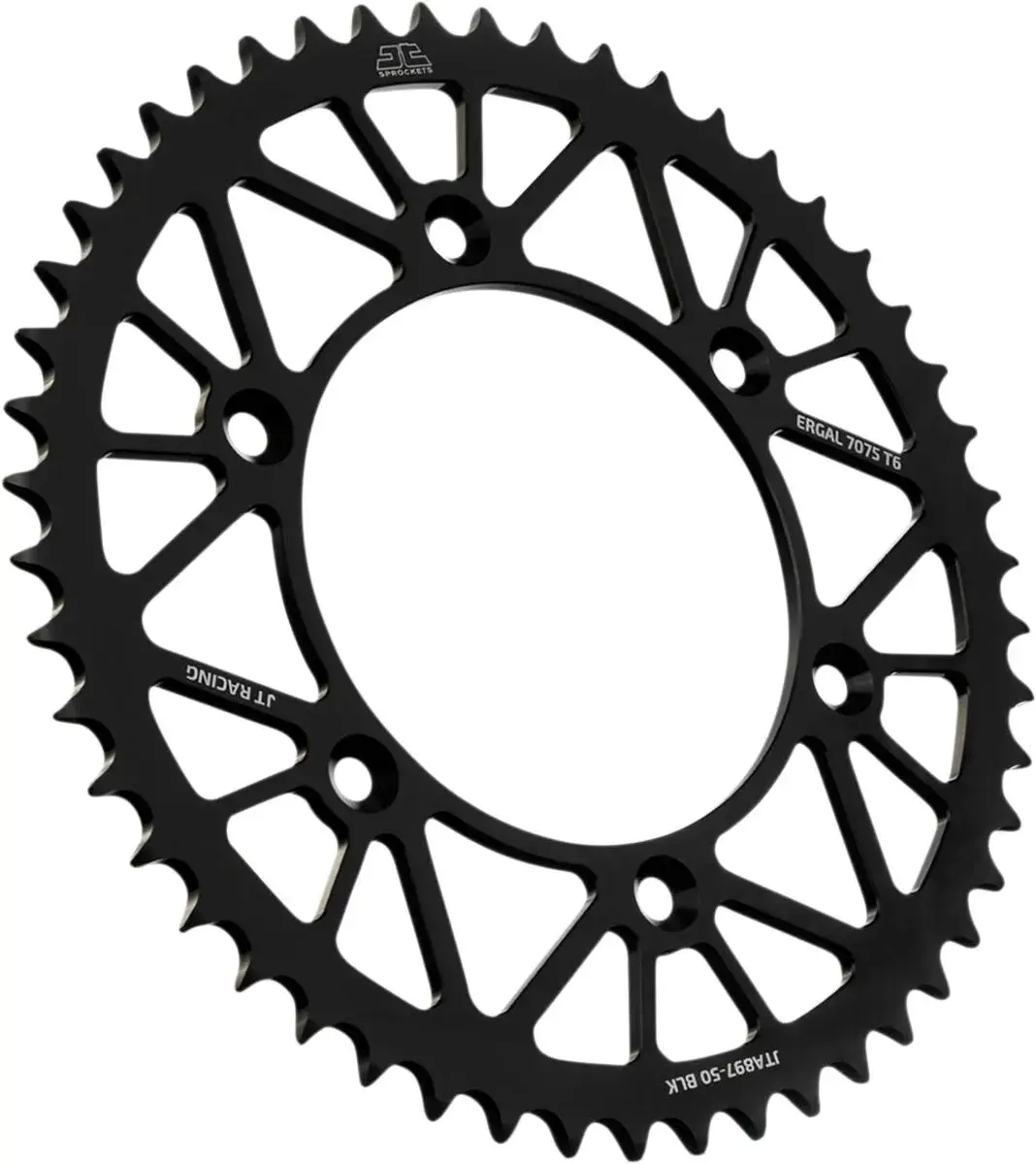 JT Sprockets Kettenrad 520 50 DTS Racelite Alu Schwarz Husqvarna KTM — Ansicht 4