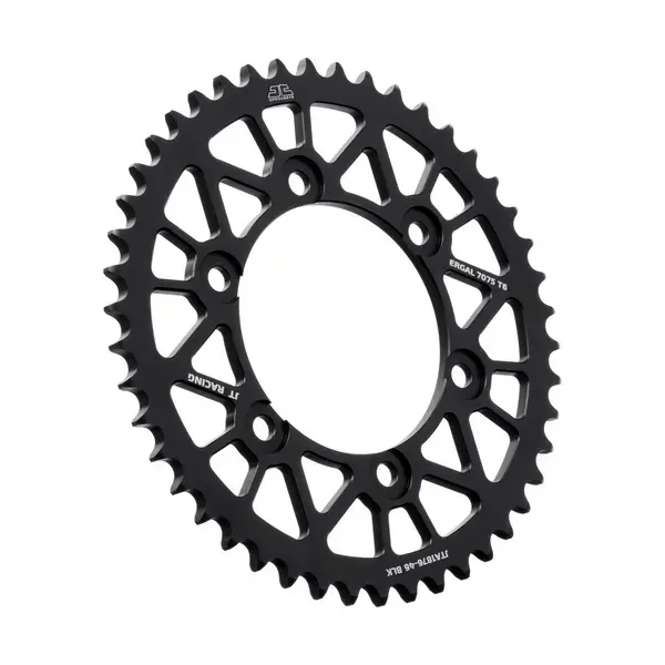 ترس خلفي 46 سنًا أسود للدراجة النارية - JT SPROCKETS — المنظر 3
