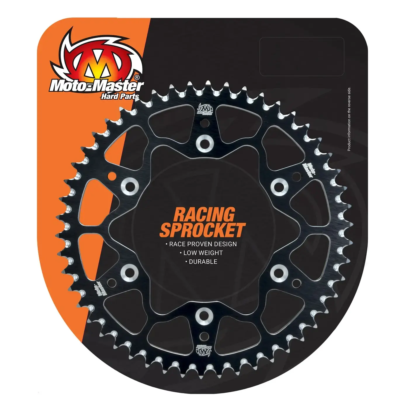 Black Aluminum 59-Tooth 428 Sprocket for Motorcycles - Moto-Master