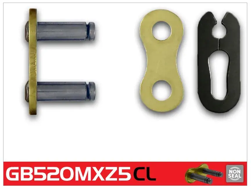 Kette RK Cliplink Gold/Black 520 MXZ5 — Ansicht 5