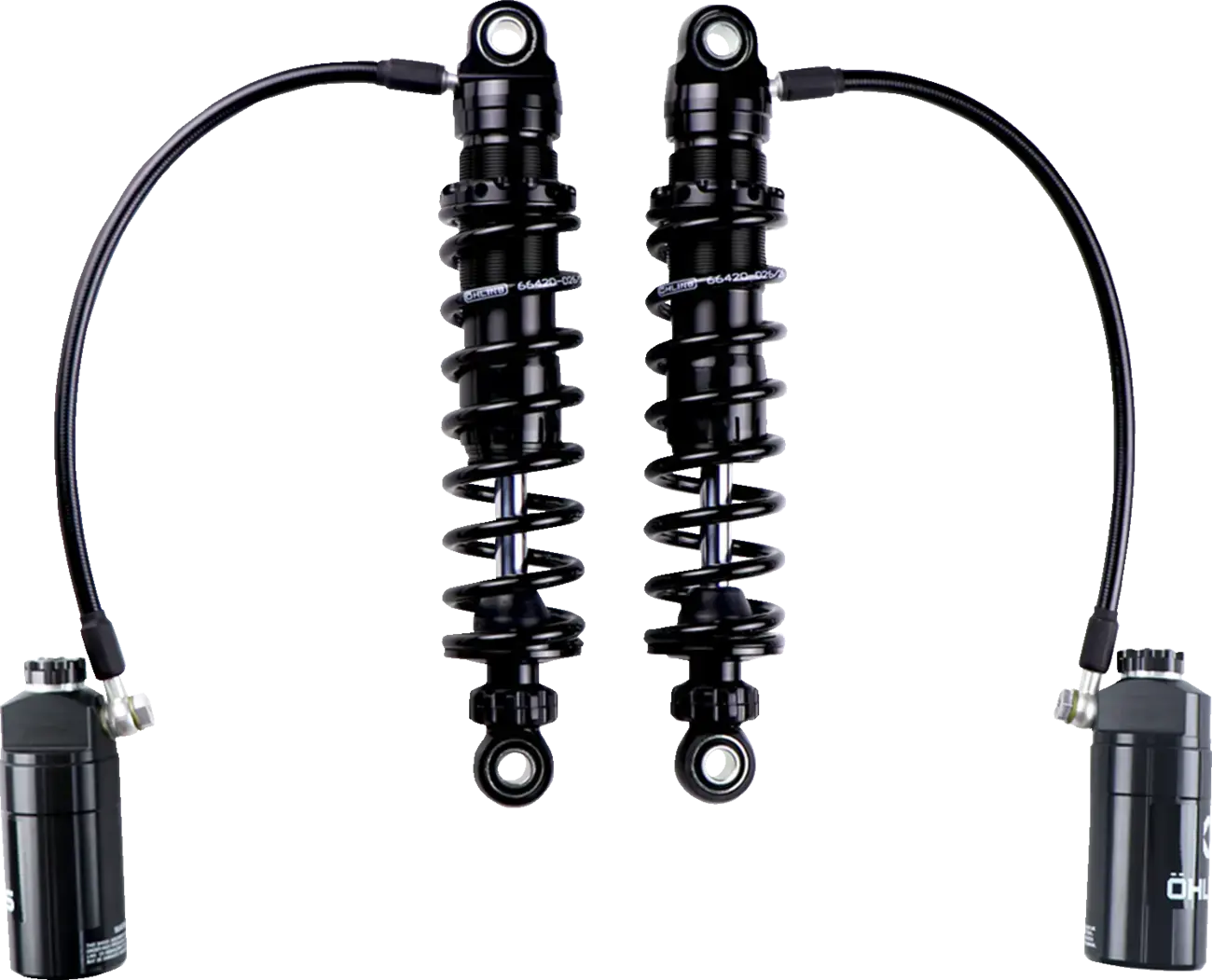 Ohlins HD støddæmper til Glide/E-Glide/R-G, 12" sort, standardfjer