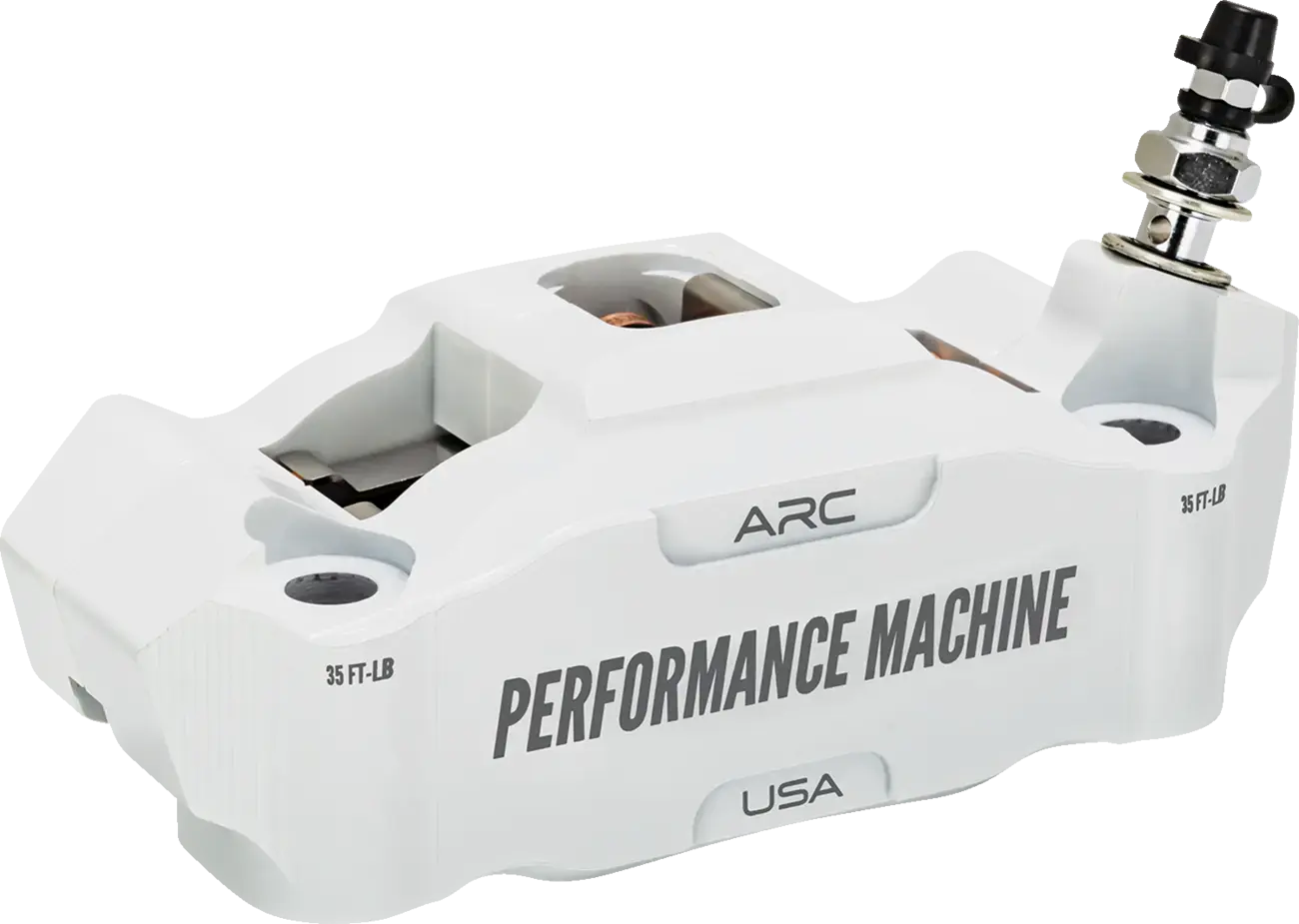 Преден десен бял спирачен диск за 125X, Performance Machine — PERFORMANCE MACHINE (PM)