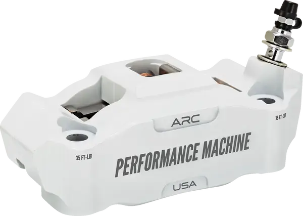 Преден десен бял спирачен диск за 125X, Performance Machine — изглед 2