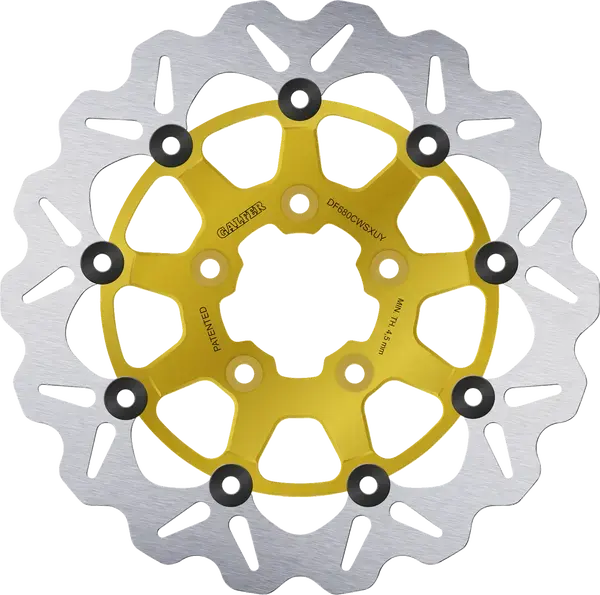 ガルファー ゴールド ウェーブ フローティングブレーキディスク 330x5mm バイク用 — 第2ビュー