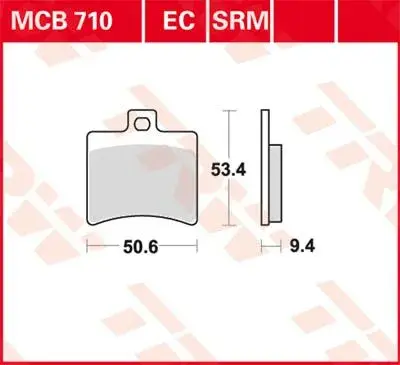Bremsbelag Roller TRW 7320541