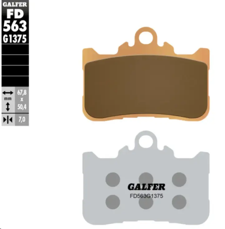 Pastiglie freno Galfer Sintered Sport per moto e scooter