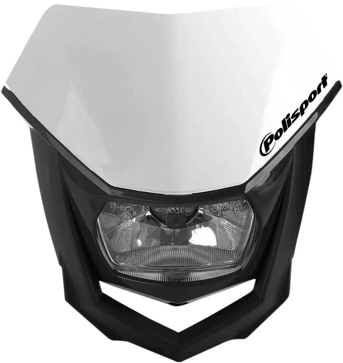 Faruri Polisport Maske Halo alb/negru — vederea 6