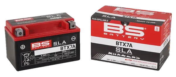 فیکٹری سے چارج شدہ بیٹری BTX7A بی ایس بیٹری — 7 ویو