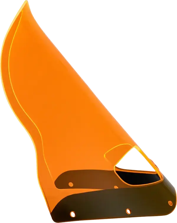 Klock Werks Road Warrior Fairing - Větrný štít pro Harley 15' Ornage Ice — pohled 5