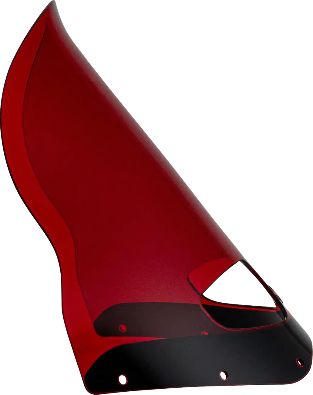 Klock Werks MS RW Fairing - Windschild für Harley 15' Rot