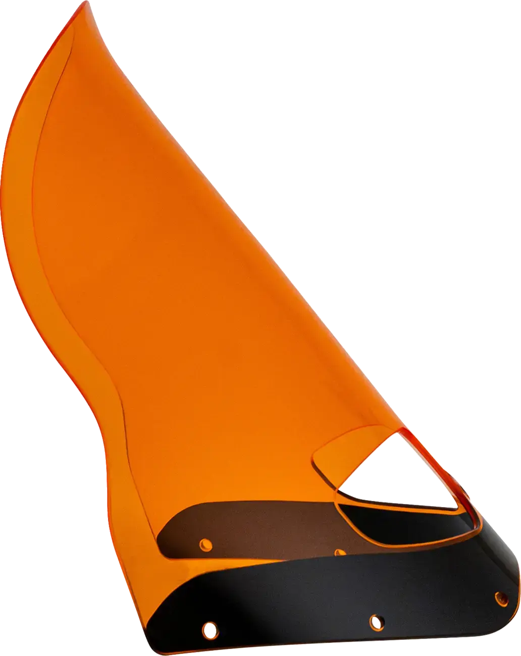 Klock Werks Road Warrior Fairing - 15" Orange Windschild für Harley