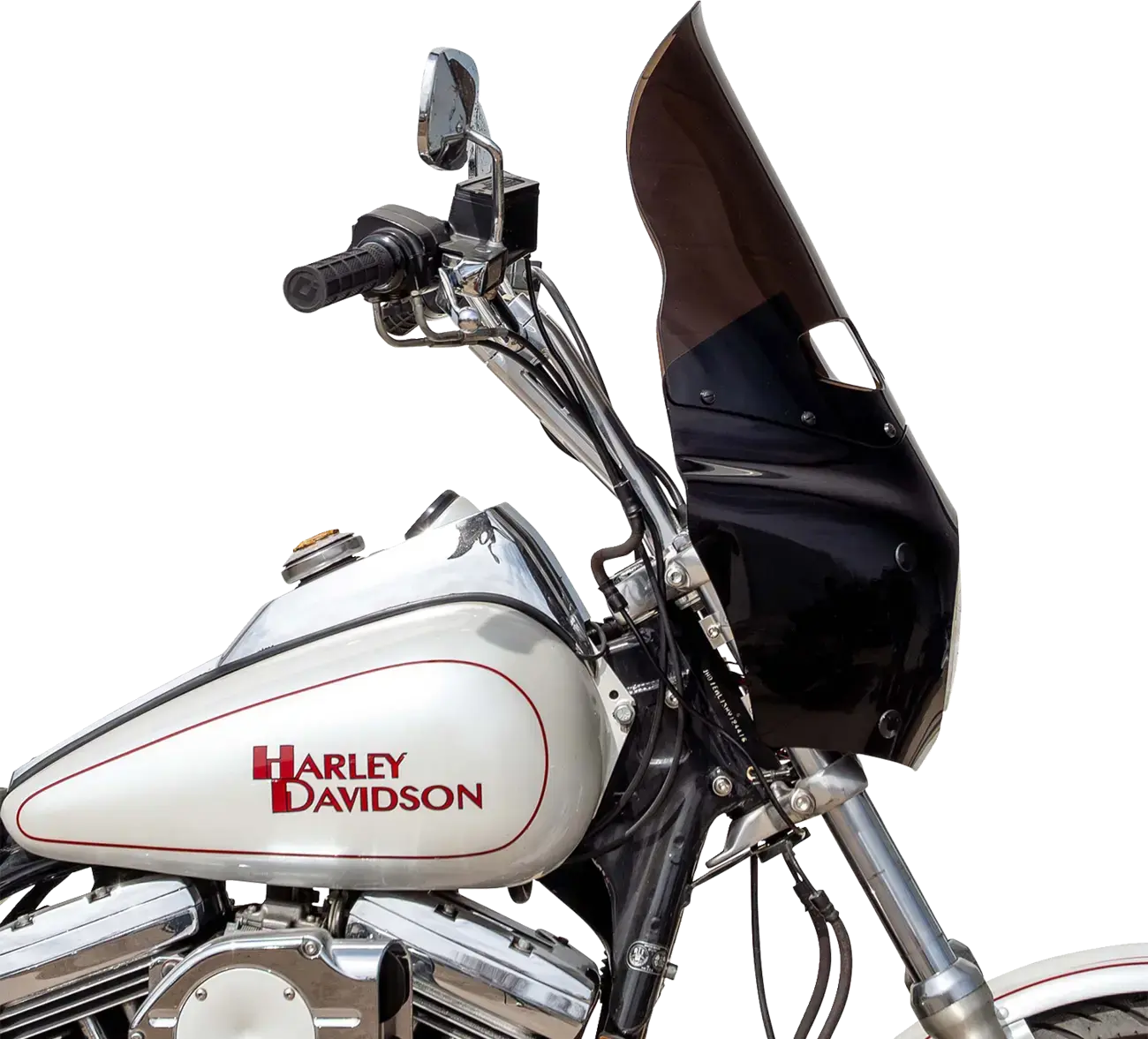 Klock Werks Čelní sklo cestovní Bronze pro Harley 15" — pohled 4