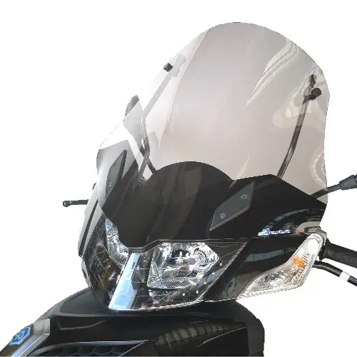 Bullster Windschild für Piaggio MP3 125, Hochschutz klar 52 cm