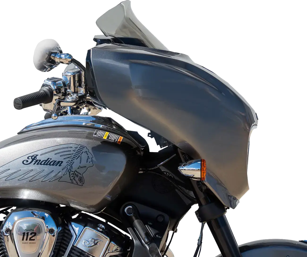 Windschild Klock Werks für Motorrad - 9 Zoll - getönt — Ansicht 3