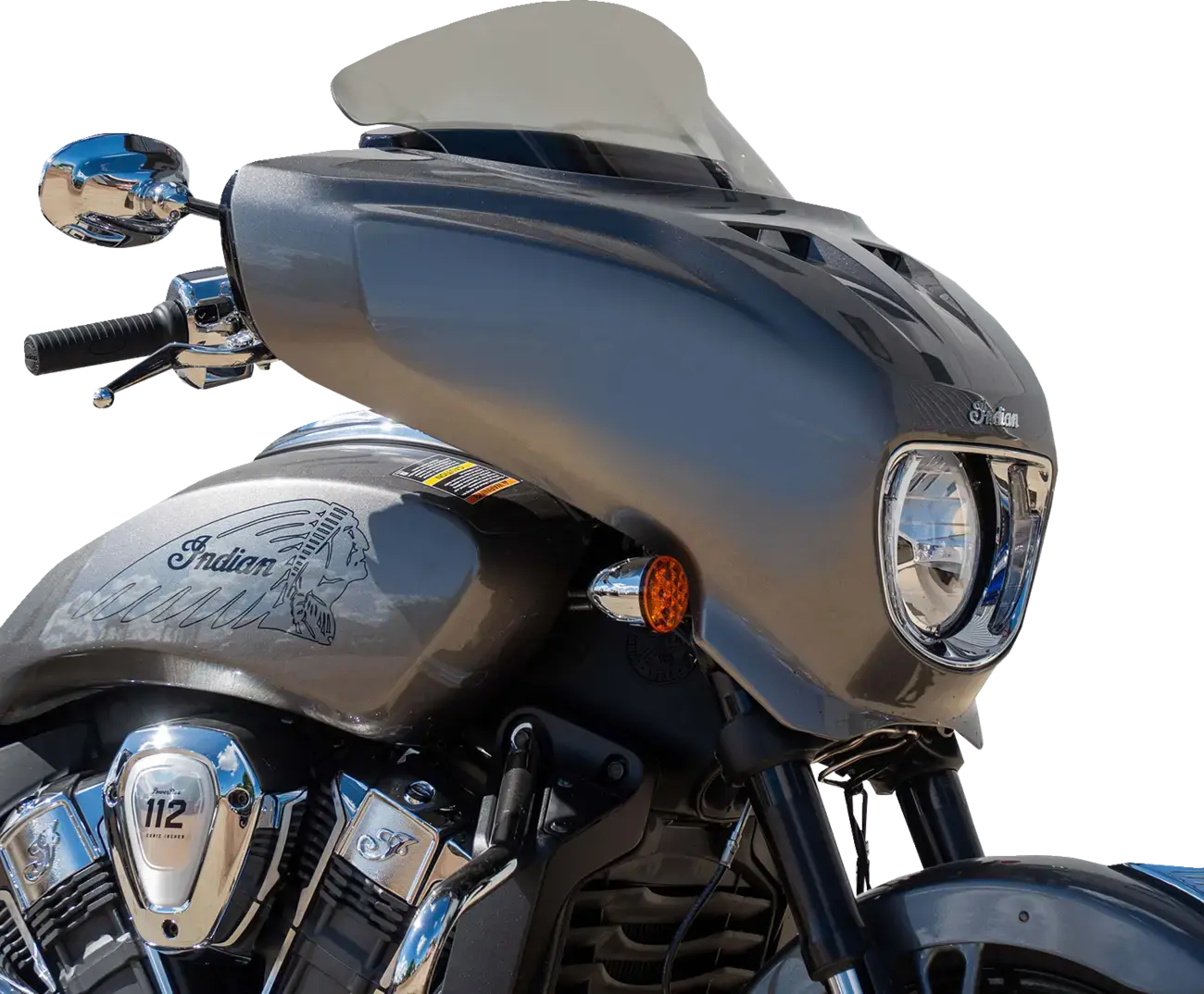 Windschild Klock Werks für Motorrad - 9 Zoll - getönt — Ansicht 4