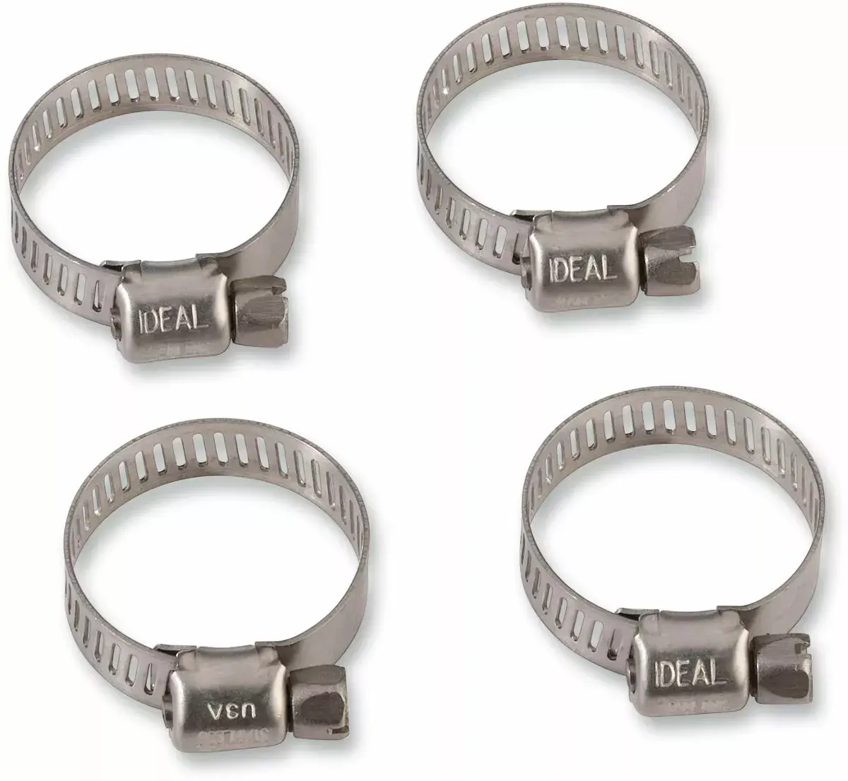 스테인리스 호스 클램프 13-38 mm MOOSE OFFROAD HARD-PARTS - 4개 팩