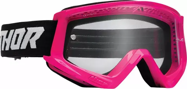 Lunettes de protection THOR Goggle Combat Racer Fluo Pink/Noir